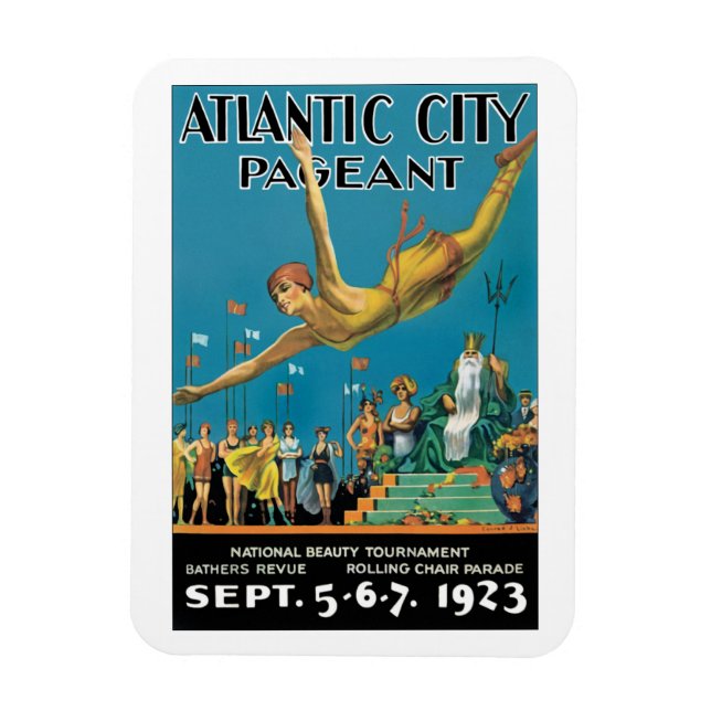 Atlantic City Skönhetstävling Magnet (Vertikal)