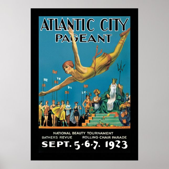 Atlantic City Skönhetstävling Poster (Framsidan)