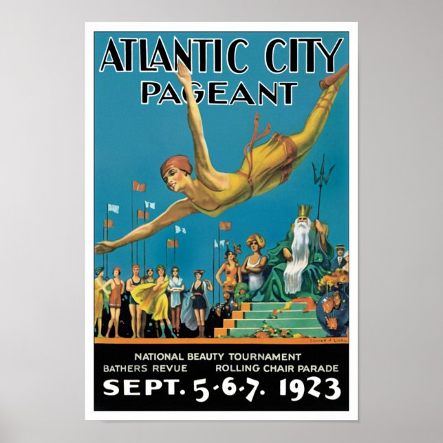 Atlantic City Skönhetstävling Poster (Framsidan)