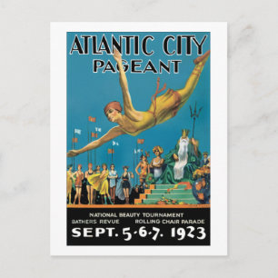 Atlantic City Skönhetstävling Vykort