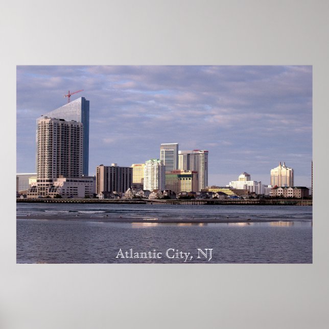 Atlantic City Skyline-fotot poster (Framsidan)