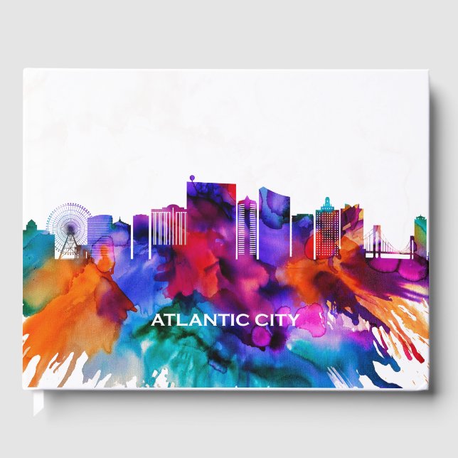 Atlantic City Skyline Gästböcker (Framsida)