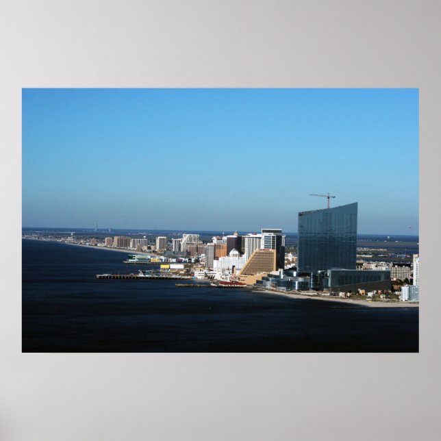 Atlantic City Skyline Poster (Framsidan)