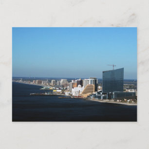 Atlantic City Skyline Vykort