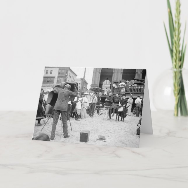 Atlantic City strand, 1890s Kort (Framsida)