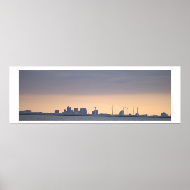 Atlantic City Sunset Photo Poster (Framsidan)