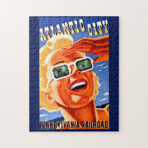 Atlantic City via Pennsylvania Railroad Pussel