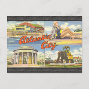 Atlantic City, Vintage Vykort