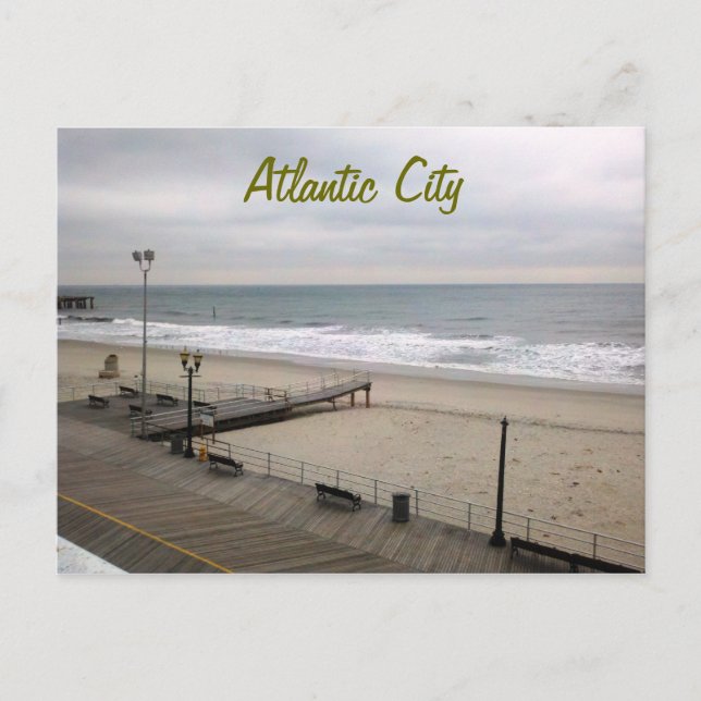 Atlantic City Vykort (Framsida)