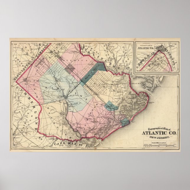 Atlantic County, NJ Poster (Framsidan)
