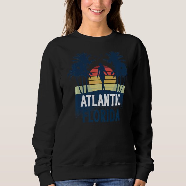 Atlantic Florida Beach, sommaruppehåll T Shirt (Framsida)