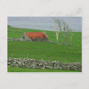 Atlantic Kusten Pasture, Irland Vykort