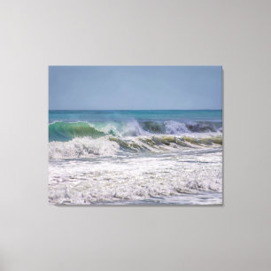 Atlantic Ocean avbrott vinkar Canvastryck