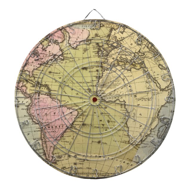 Atlantic Ocean. Darttavla (Framsidan)