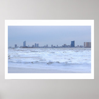 Atlantic Ocean Frozen Poster