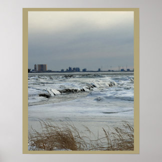 Atlantic Ocean Frozen Poster