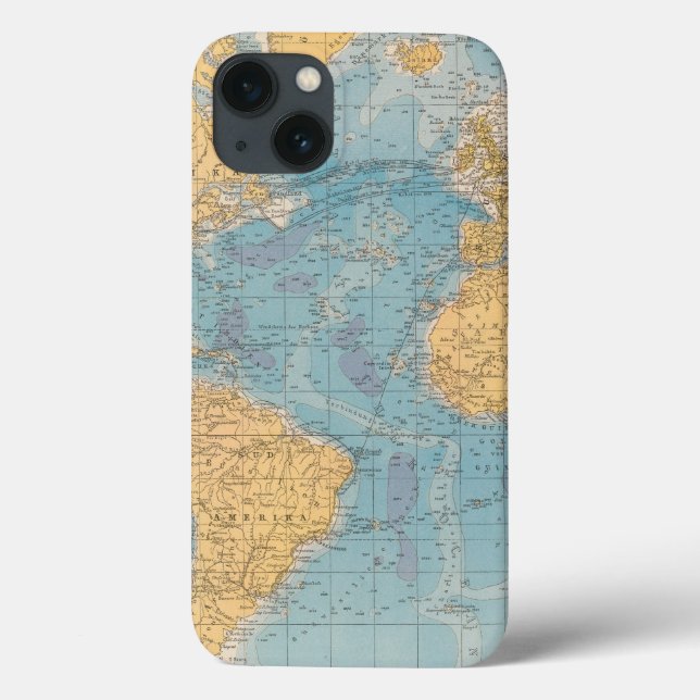 Atlantic Ocean karta (Baksida)