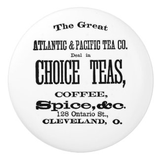 Atlantic & Pacific Tea Co. Vintage Annons Knopp