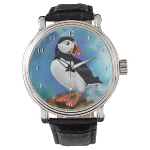 Atlantic Puffin Bird Watch Gift - Clown Beak Armbandsur