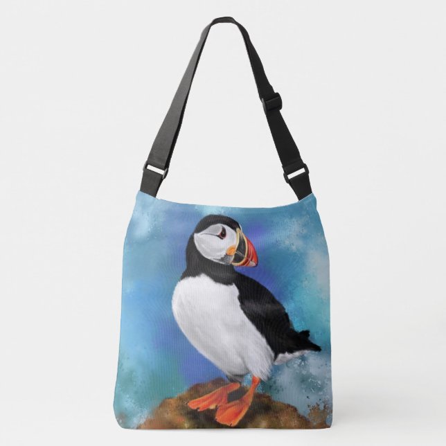 Atlantic Puffin Crossbody Bag Axelväska (Framsida)