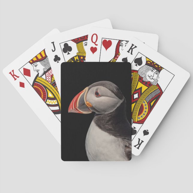 Atlantic Puffin i Machias, Maine Casinokort (Baksidan)
