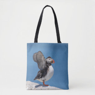 Atlantic Puffin i Machias, ME Tygkasse