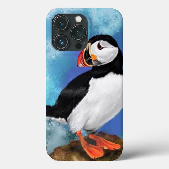 Atlantic Puffin iphone case (Baksida)