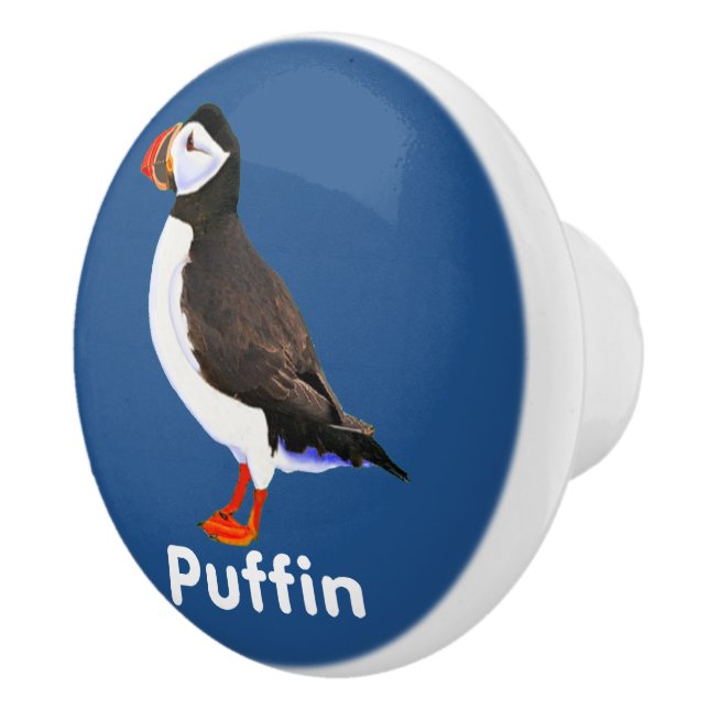 Atlantic Puffin Knopp (Höger)