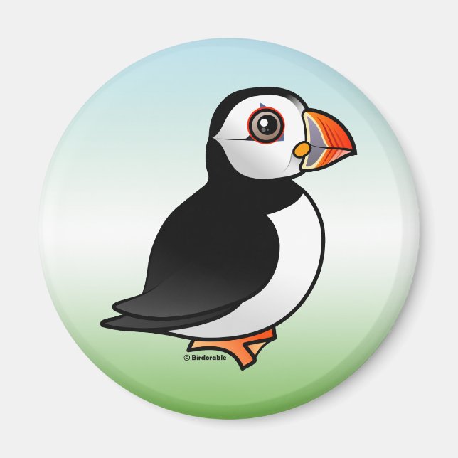 Atlantic Puffin Magnet (Framsidan)