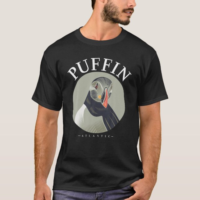 Atlantic Puffin Muffin Fratercula Arctica Animal S T Shirt (Framsida)