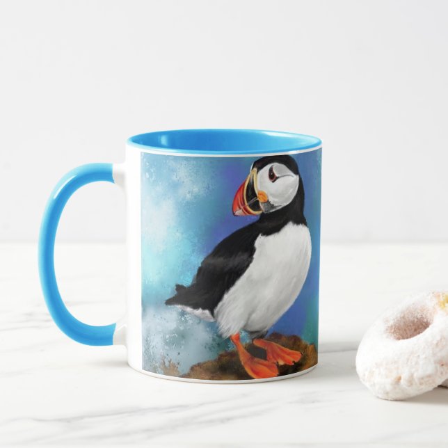 Atlantic Puffin Mugg (Med munk)