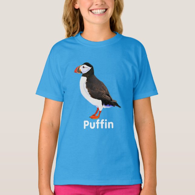 Atlantic Puffin T Shirt (Framsida)