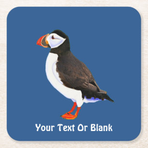 Atlantic Puffin Underlägg Papper Kvadrat