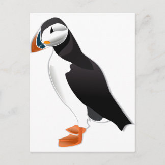 Atlantic Puffin Vykort