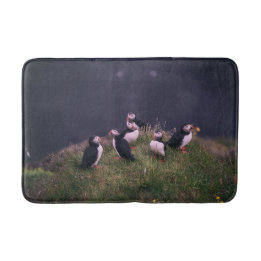 Atlantic Puffins Bath Mat Badrumsmatta