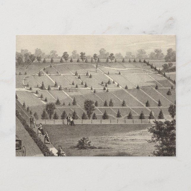 Atlantic View Cemetery, Squan Village, NJ Vykort (Framsida)