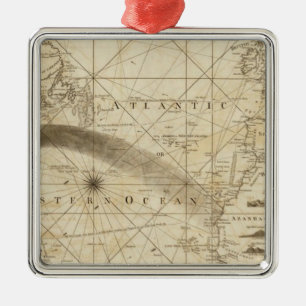 Atlanticet Ocean Julgransprydnad Metall