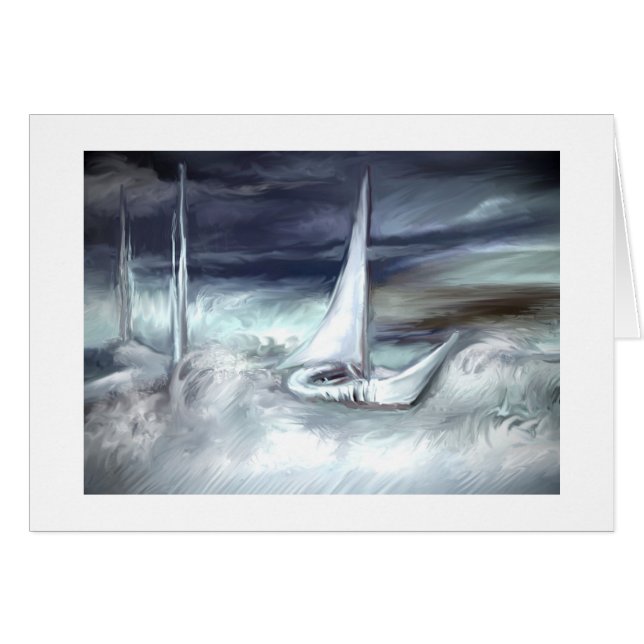 Atlántico Sur Hälsningskort (Framsidan Horizontal)