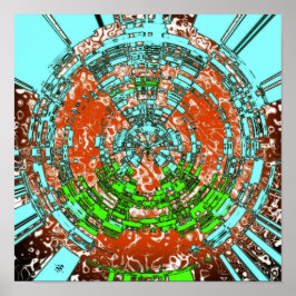 Atlantis död - mönster pareidolia poster