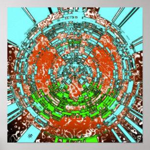 Atlantis död - mönster pareidolia poster