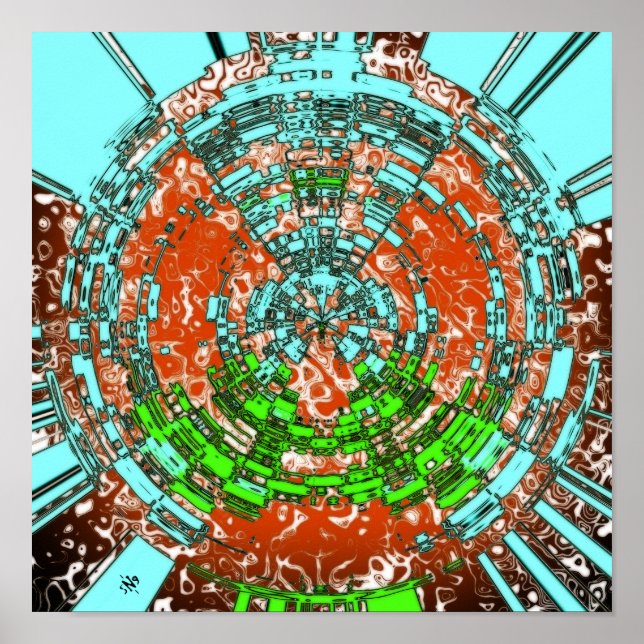 Atlantis död - mönster pareidolia poster (Framsidan)