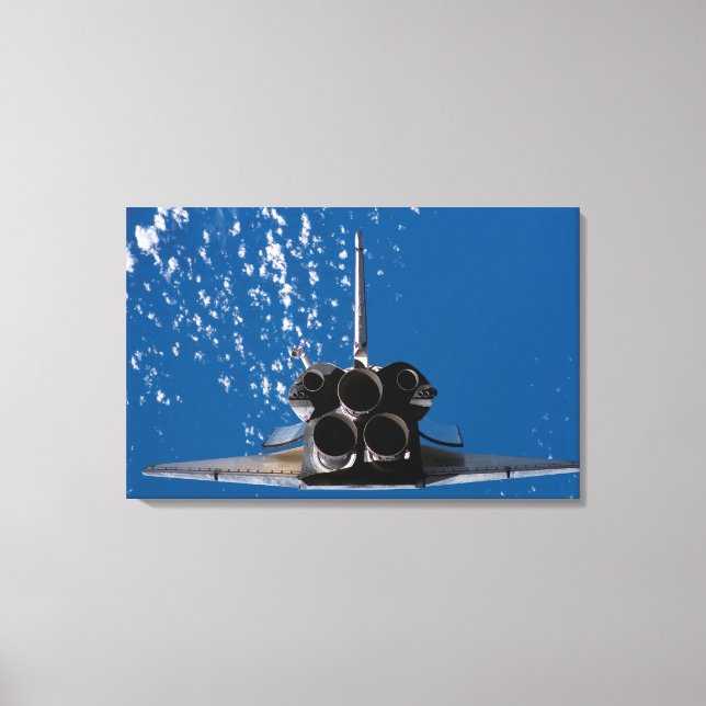 Atlantis för rymdfärgen canvastryck (Framsida)