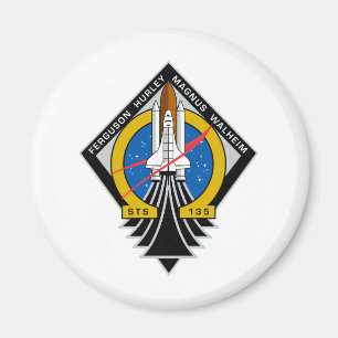 Atlantis för rymdfärgen magnet