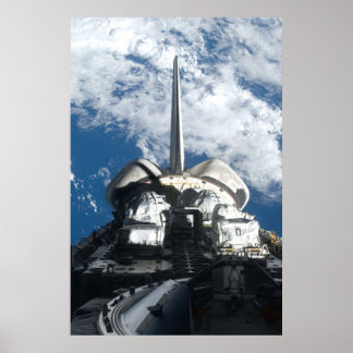 Atlantis för rymdfärgen poster