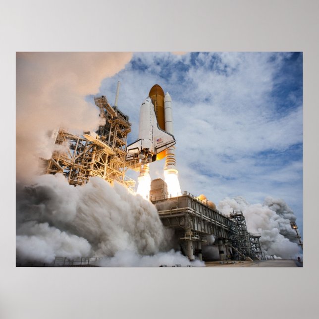 Atlantis för rymdfärgen poster (Framsidan)