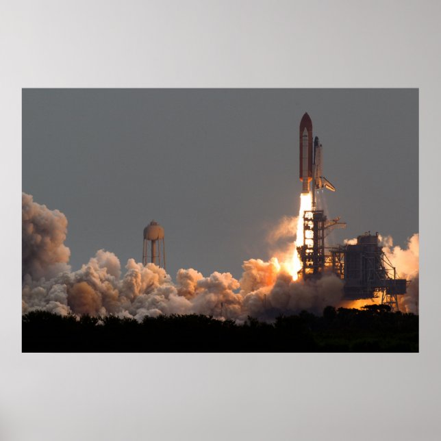 Atlantis för rymdfärgen poster (Framsidan)