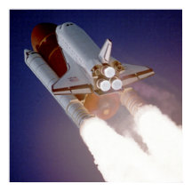 Atlantis för rymdfärgen