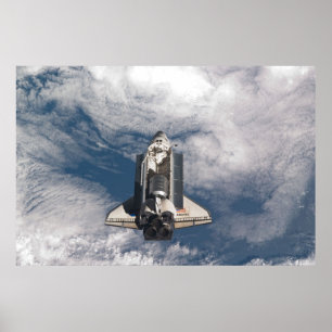 Atlantis för rymdfärgen poster