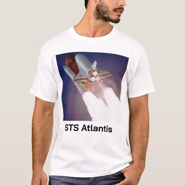 Atlantis för rymdfärgen t shirt (Framsida)