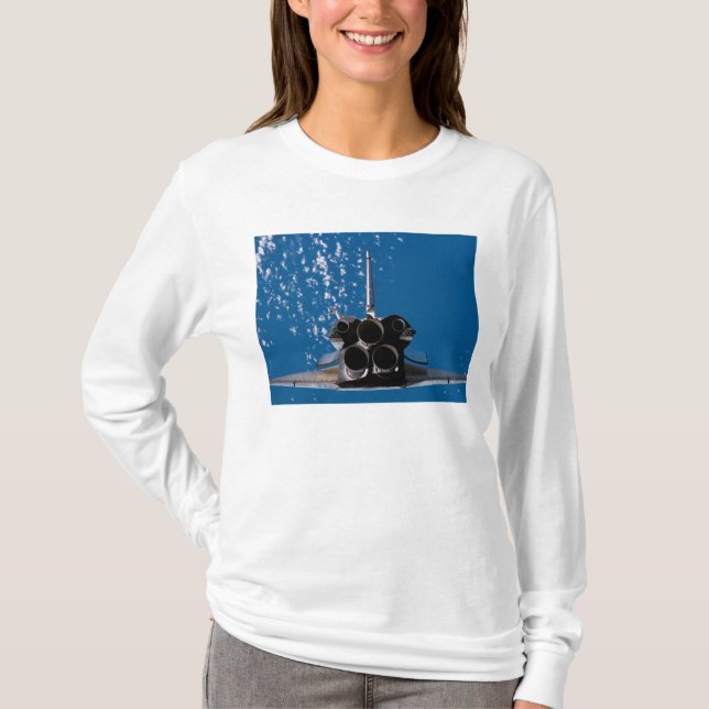 Atlantis för rymdfärgen t-shirt (Framsida)